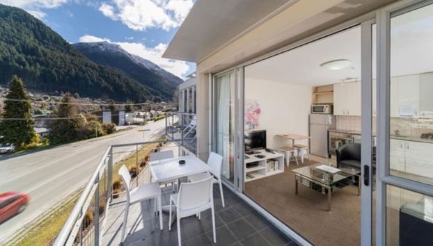 Mountain View City Aparment - Foto 5, Balcón