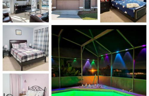 Orlando Disney 5BR Vacation Home, 2 Suites, Private Pool & Spa - Foto 58