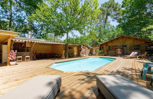 Cap Ferret Villa Grand Chalet Bois - Foto 31
