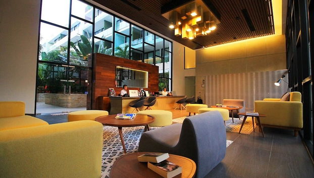 Zona de estar del vestíbulo