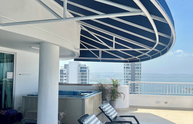 Luxurious Penthouse in Cartagena With Ocean Views and Private Terrace - Foto 42