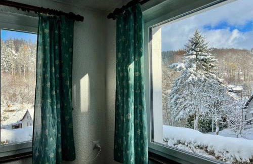 Urige Berghütte mit Kamin und Sauna im Erzgebirge nahe Schwarzwassertal - Foto 4