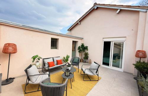 Maison familiale rénovée avec terrasse, 4 chambres, proche L'Isle-sur-la-Sorgue - Foto 21