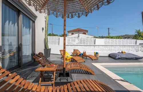 Serene Pool Villa - 8 min to Kalyves Beach - Foto 33