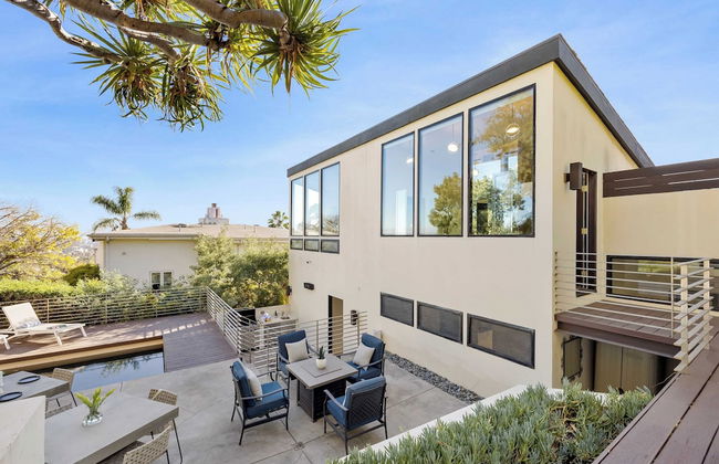 Kings Road West Hollywood Luxury Pool, Views, Firepit, Modern Design - Foto 33