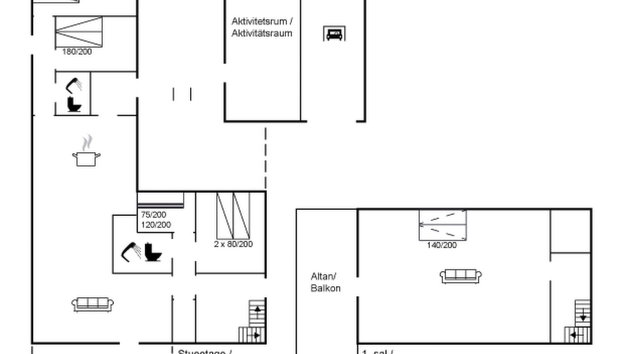 "Emin" - 100m from the sea - Foto 2, Floorplan