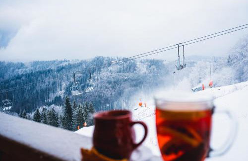 Apartamenty na Soszowie, Wisła - widokowe miejsce z Balią & Prywatną Sauną, obok stoku narciarskiego i Bike Parku, dla max 16 osób - Foto 78