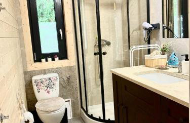 Młyńska Chata - drewniany, całoroczny dom w sosnowym lesie - Foto 18