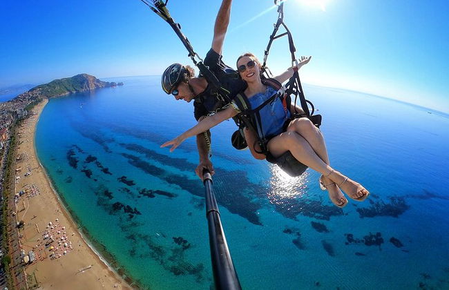 Parapendio in tandem ad Alanya con piloti con licenza professionale - Foto 17