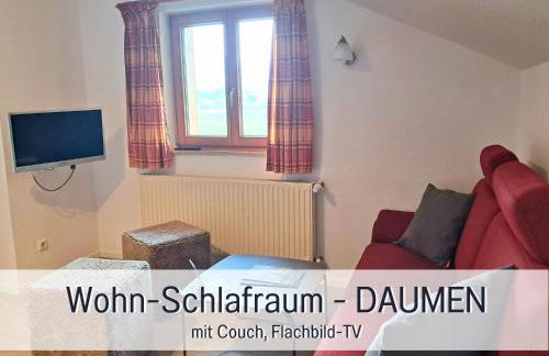 Bauernhof Finkel - Ferienwohnungen mit Balkon - Bergsicht - Traktor mitfahren - Tiere streicheln - entspannter Familienurlaub - zentrale Lage nahe Oberstdorf - Photo 11