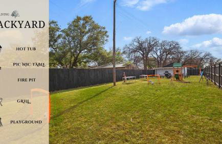 Modern 4BR 2BA Home with Hot Tub-Grill & Huge Yard - Foto 10