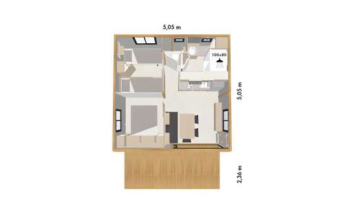 Chalet Morea 5 personnes - Foto 8