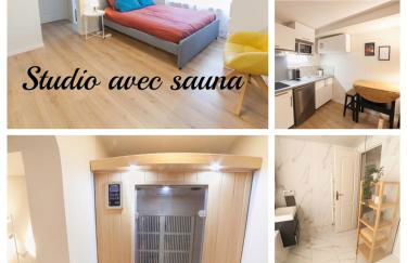 PRESTIGELOC - 3 Studios au Choix - 2 avec Sauna privé gratuit, 1 avec 3 Couchages, Centre-ville - Foto 1