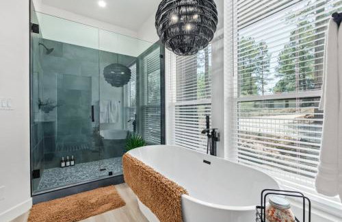 Le Cabin Noir Modern Alpine Retreat Spa BBQ - Foto 46