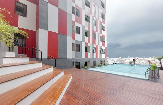 Homey And Elegant Studio At Apartment Sentraland Medan - Foto 16