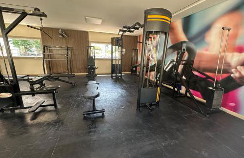 Flats Praia Uberlandia - Apt próximo ao Praia Clube - Area de lazer com Portaria 24 horas, piscina, academia, brinquedoteca, churrasqueira e áreas verdes para caminhadas - Foto 32