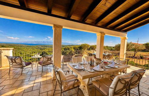 VILLA GEMINI Luxus Pool und Meerblick Punta Križa - Foto 6