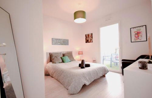 Lumimizan- Spacieux, grand balcon, wifi, lac et plage - Foto 10