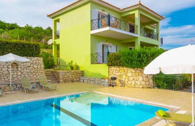 Skala Villa Green Large Private Pool Walk to Beach Sea Views A C Wifi - 2825 - Foto 26