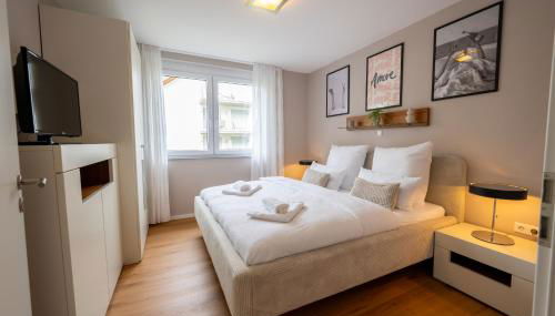 Modernes Apartment - Basel, Kur & Golf - Foto 2, towels, wardrobe