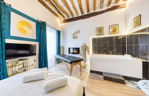 Suite bien être - jacuzzi et sauna / love room - Foto 7