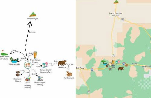 Walk to GC Train Depot and Route 66, king beds, game room, BBQ, firepit - Photo 7