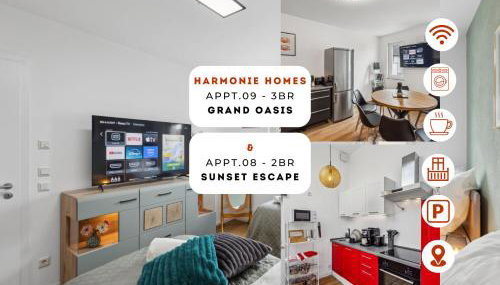 Harmonie Homes - Built in 2025 - High-Quality Beds & Linen - Full Kitchen - Fiber WiFi - 4K Smart TV - 2 Balconies - Elevator - Free Private Parking - Near Augsburg - 20 Min via Autobahn to Munich-West - Foto 3, Internal: Not applicable to any particular room