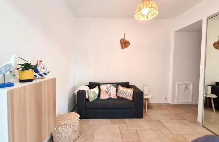 Bel appartement au calme avec terrasse aperçu mer, jardinet et piscine - Foto 17