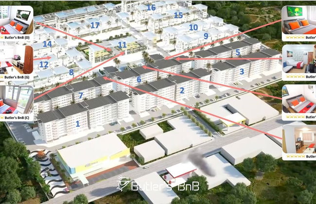 Butler's Bnb C Trees Residences Qc Phil - Foto 20