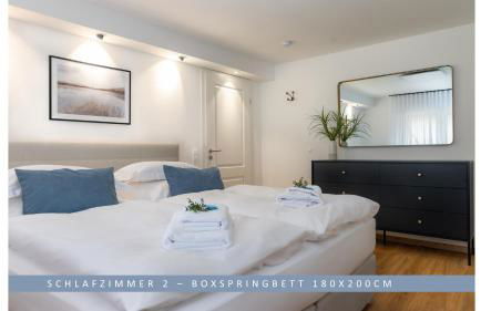 Apartment Leinetal - bester Schlafkomfort in hochwertiger Hotelbettwäsche, 3 Zimmer - große Küche, Duschbad & Parkplatz - Photo 12