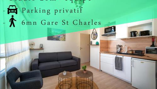Appartement tout équipé à 6min à pied de la gare st charles - Foto 1