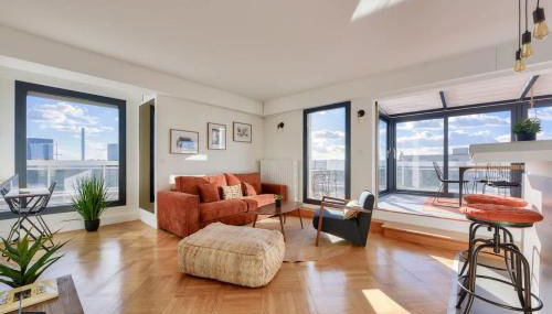 Splendide terrasse avec vue Tour Eiffel - Foto 2