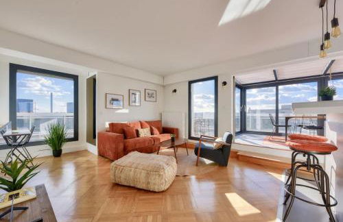 Splendide terrasse avec vue Tour Eiffel - Foto 2