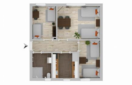 BudgetRoom 3 Schlafzimmer Workers Home - Photo 13