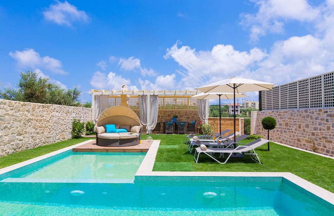 Blue Stone Pool Villa Crete Sea View - Photo 24