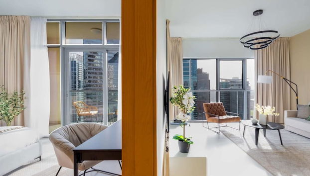 Silkhaus Stunning Prime Design 1 BDR Gym Pool - Foto 4, Habitación