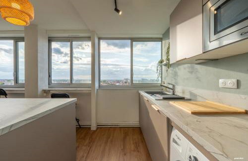 Toulouse Appartment 3 bedrooms balcony panoramic view - 10 min Train station & Metro - Foto 28