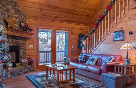 Red Apple Mountaintop cabin hot tub, WiFi, Pet friendly, Fireplace, pit, BEST VIEWS - Foto 4