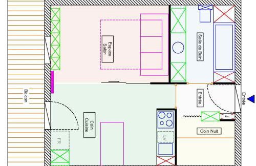 Risoul Appartement Rénové Piscine Balcons de Sirius - Foto 59