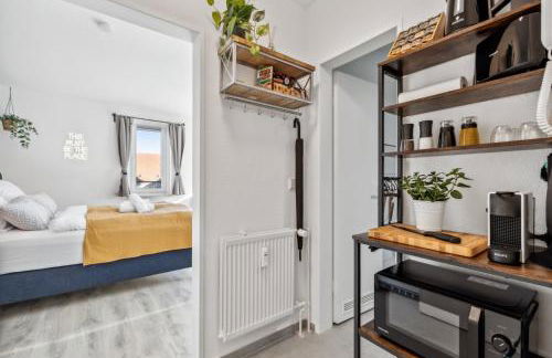Hellohome I Gemütliches City Studio mit großer Dachterrasse & Parkplatz - Foto 9