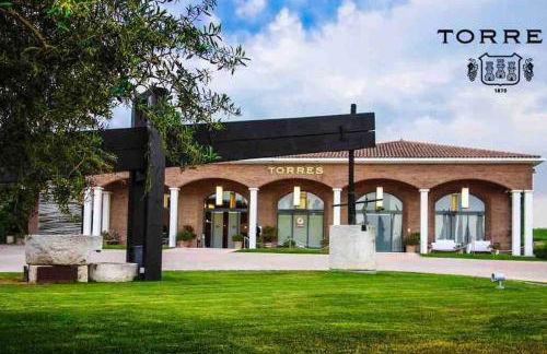 Villa Oasis entre Viñedos cerca de Barcelona con A A y piscina climatizada - Foto 44