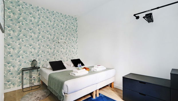 Chic Apartment With Garden -2br/6p- Saint-lambert - Foto 3, Habitación