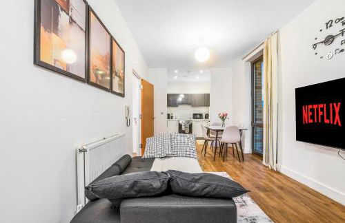 Modern 3-Bed Penthouse with Terrace & Gym, Near Canary Wharf, Weekly deals - Foto 20