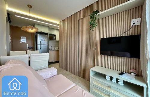Apartamento Completo: 02 Quartos no Smart Orla - Foto 4
