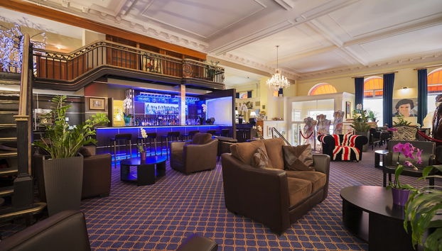 Zona de estar del vestíbulo