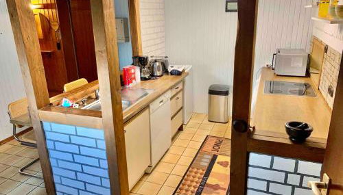 Ferienwohnung mit Wintergarten, Terrasse und Parkplatz - Foto 5, stove, dishwasher, toaster, minibar