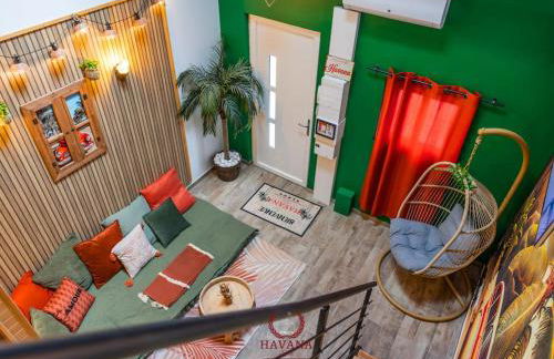 Loft "Havana Spa" Cuba Jacuzzi Sauna Bar à cocktails - Foto 50