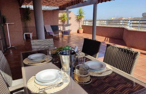 ÁTICO TERRAZA 65m. Playa, piscina, A/C, Wifi - Foto 38