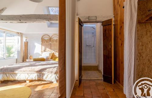 Charmante maison en Anjou Bleu, 2 pers, terrasse, poêle à bois, équipements bébé, cuisine équipée - FR-1-622-72 - Foto 9