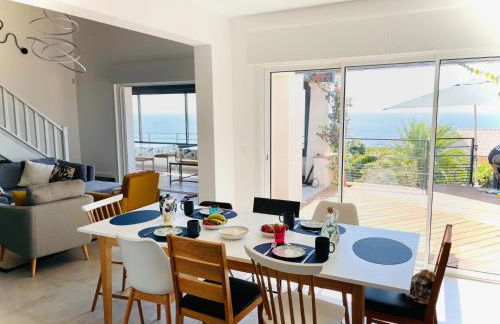 Superbe vue mer et Estérel, Villa Neuve pour 8-10 Personnes, Clim, Piscine - Foto 40